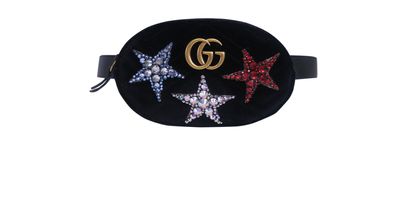 2.0 Crystal Stars Marmont Belt Bag, front view